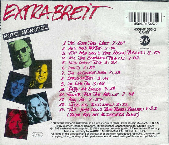 Extrabreit - Hotel Monopol (CD)